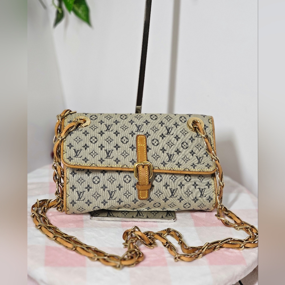 Louis Vuitton Denim Crossbody Bag.
